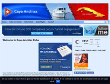 Tablet Screenshot of cayo-anclitas.com